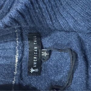 American Tall Men's Blue Sweater